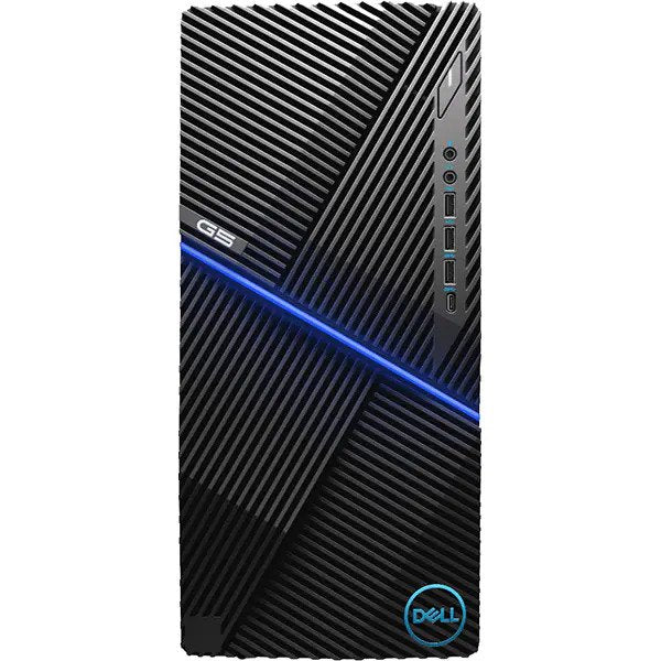 Desktop Gaming DELL G5 5000, Intel Core i7-10700F pana la 4.8GHz, 16GB, SSD 1TB, NVIDIA GeForce GTX 1660 Ti 6GB Dedicata, Windows 10 Home, Negru