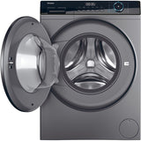 Masina de spalat rufe cu uscator Haier HWD80-B14939S8-S, motor Direct Motion, clasa A, 8/5 kg, 1400 rpm, ABT, Refresh, antracit