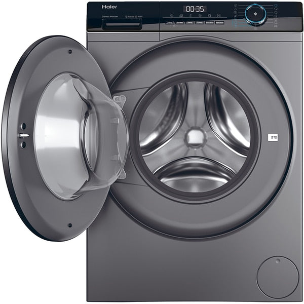 Masina de spalat rufe cu uscator Haier HWD80-B14939S8-S, motor Direct Motion, clasa A, 8/5 kg, 1400 rpm, ABT, Refresh, antracit