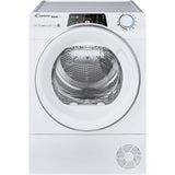 Uscator de rufe Candy RO H8A3TSEX-S, Pompa de caldura, 8 kg, Clasa A+++, Motor Inverter, Conectivitate Wi-Fi+Bt, Easy Case, Dry Senzor, Alb
