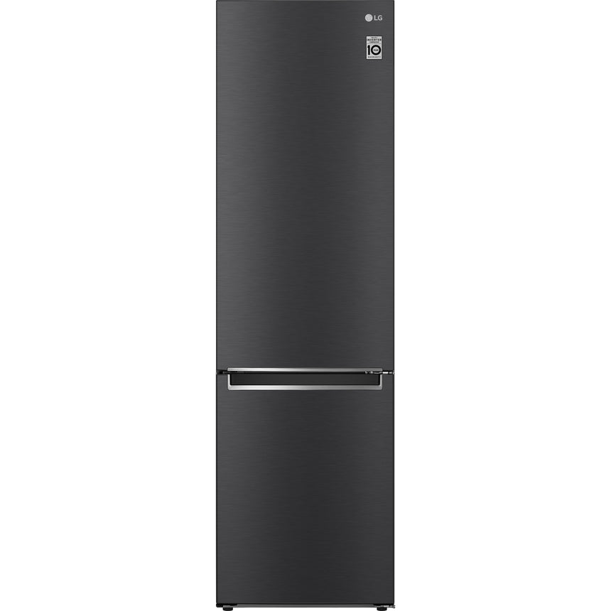 Combina frigorifica LG GBB72MCVGN, 384 l, No Frost, LinearCooling, NatureFresh, DoorCooling+, FreshConverter, Raft sticle, Clasa D, H 203 cm, Antracit