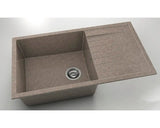 Chiuveta Bucatarie Granixit Cu O Cuva Fat Avangard 229 90x49 Cm, Cu Picurator, Reversibila, Sahara