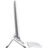 Sistem PC All in One DELL Inspiron 5400, Intel Core i7-1165G7 pana la 4.7GHz, 23.8" Full HD Touch, 16GB, 1TB + SSD 256GB, Intel Iris Xe Graphics, Windows 11 Home, Argintiu