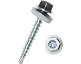Holsuruburi Autoforante Cu Cap Hexagonal Si Saiba Cauciuc Epdm Dresselhaus 4, 8x32 Mm Otel Zincat, 500 Bucati, Pentru Acoperis
