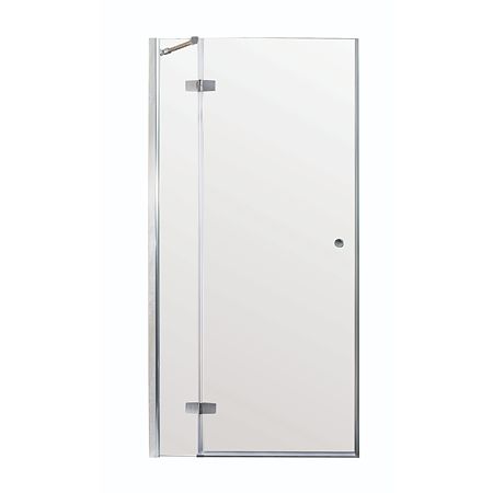 Usa dus batanta Sanotechnik Sanoflex Symphony, 75-77x195 cm, sticla securizata transparenta, profil crom, stanga