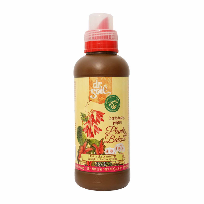 Ingrasamant organic lichid pentru plante de balcon Dr.Soil 1litru