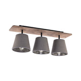 Lampa plafoniera Nowodvorski Awinion, 3x60W, brun, 28x66x18cm