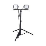 Proiector LED cu stativ Luceco 2x30W, pentru exterior IP65