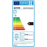 Cuptor incorporabil GORENJE BOS737E301BG, Electric, Autocuratare AquaClean, 71 l, Clasa A, Negru
