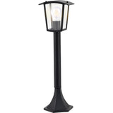 Stalp gradina Rabalux Taverna 7128, E27, 15W, IP44, 60cm, Aluminiu, Negru