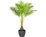 Palmier Artificial Howea Kentia H 70 Cm Verde/ Negru