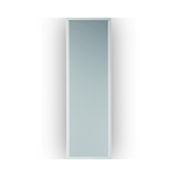 Oglinda de perete cu rama alba Strato Line 30x100 cm