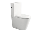 Set vas WC Jungborn pe Pardoseala Floriel, fara rama clatire, Alb