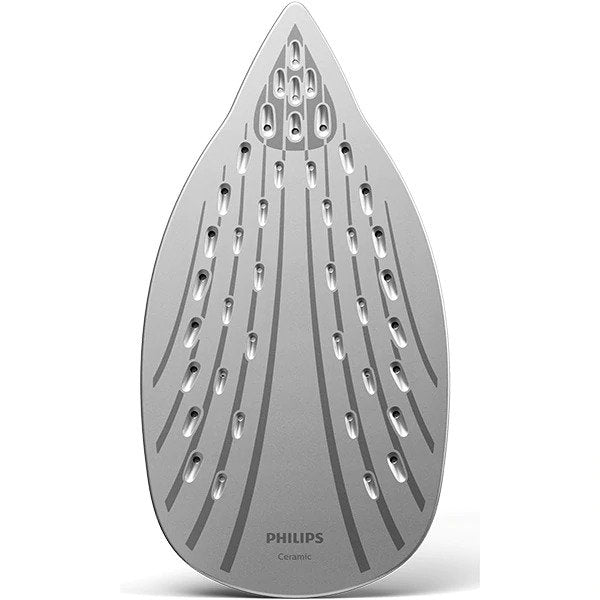 Fier de calcat cu abur Philips Seria 6000 DST6009/30, 2600W, Abur continuu 40g/min, Jet 230g, Talpa Ceramica, CalcClean, Mov
