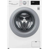 Masina de spalat rufe frontala LG F2WV3S7S4E, 7 kg, 1200 rpm, Clasa D, Slim, Steam, Smart Diagnosis, Alb
