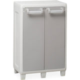 Dulap pentru gradina, Toomax Urban, 2 usi, gri, 65x38x100 cm