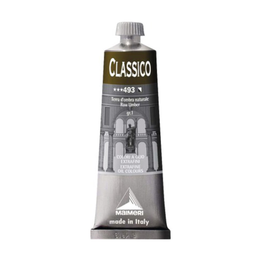 Vopsea in Ulei Classico Maimeri - Raw Umber - 60 ml