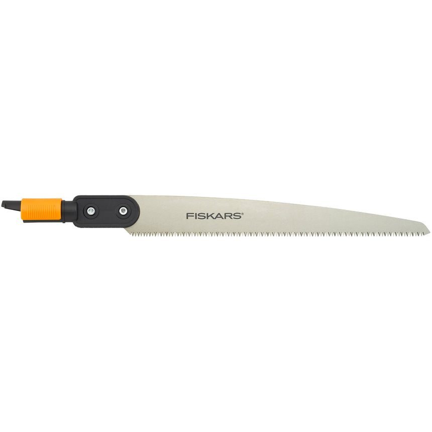 Fierastrau drept Fiskars 136528, impreuna cu coada telescopica 136032 (neinclusa)