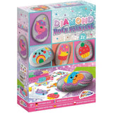 Set pictura pe pietre Diamond Rock Painting, Grafix