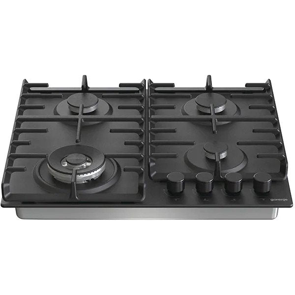 Plita incorporabila GORENJE GW642SYB, gaz, 4 arzatoare, negru