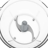 Mini tocator Beko CHP62522W, 500 W, 0.5 L, 1 viteza, 2 cutite otel inoxidabil, Alb