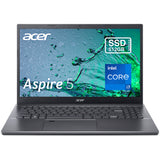 Laptop Acer Aspire 5 A515-57 cu procesor Intel® Core i7-1255U pana la 4.7 GHz, 15.6", Full HD, IPS, 16GB, 512GB SSD, Intel® Iris Xe Graphics, No OS, Iron