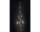 Varf Brad Cu 15 Led-uri Krinner Lumix Tree Topper Transparent Alb Cald Include Timer Si Baterii