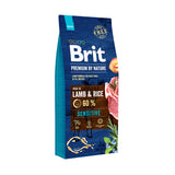 Hrana uscata pentru caini Brit Premium, Sensitive, Miel, 15 Kg