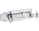 Zavor Metalic Pentru Fereastra Alberts 120x44 Mm, Blocare Cu Lacat, Otel Zincat Galben