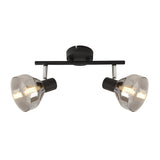 Aplica Klausen, INTIM AP2, Negru, Crom, KL162004, IP20, E14, 2 x 7 W