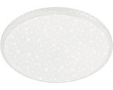 Plafoniera Cu Led Integrat Sternenhimmel 48w 4000 Lumeni 3000-6000k, Cu Telecomanda, Alb Cu Efecte De Stele