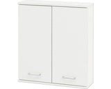 Dulap Baie Suspendat Lorenz O600, 2 Usi, PAL, 70,7x59,8 cm, Alb Perlat