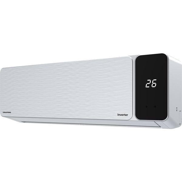 Aer Conditionat GRUNDIG GEEPDH120, 12000 BTU, A+++/A++, Wi-Fi, Functie Incalzire, Inverter, Kit Instalare Inclus, Argintiu