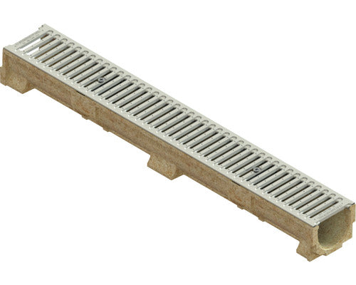 Rigola Polimerbeton VODALAND Gratar Otel Zincat 1000x138x100 mm Scurgere Orizontala A 15 Trafic Pietonal