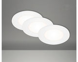 Spot Incastrat Flat 3w 350 Lumeni, 4000k, Ø85 Mm, Alb, Pachet 3 Bucati