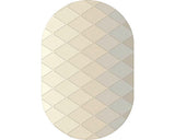 Covor Oval Soho Model Geometric 80x150 Cm