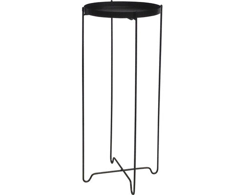 Masa pentru plante Lafiora Ø 27 cm H 60 cm negru