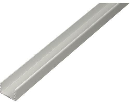 Profil Aluminiu Tip U Alberts 19, 9x15x19, 9x2 Mm, Lungime 2m, Argintiu, Eloxat