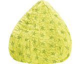 Fotoliu Puf Beanbag Sitting Point Fluffy Stars Xl Verde 70x110 Cm