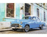 Tablou Canvas Cuban Car - Blue 60x90 Cm