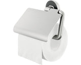 Suport Pentru Role De Hartie Igienica Tiger Cooper Inox/negru, Cu Aparatoare