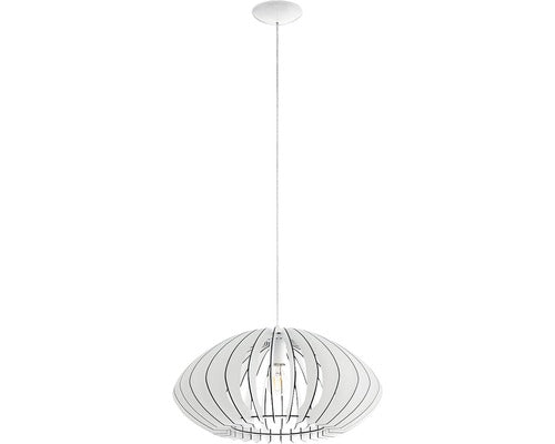 Pendul Cossano2 E27 Max. 1x60w, Lemn Alb