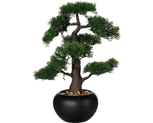 Planta Artificiala Bonsai Zada In Ghiveci H 48 Cm Verde