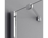 Paravan de cada Radaway Idea PNJ 70, sticla 6mm, 700x1500 mm, profil crom