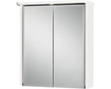 Dulap baie cu oglinda Jokey Tamrus, iluminare LED, PAL, 55x63 cm, alb, IP 20