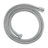 Furtun de dus Grohe VitalioFlex Metal 27503000, 1.75 m, presiune maxima 5 bar, Argintiu