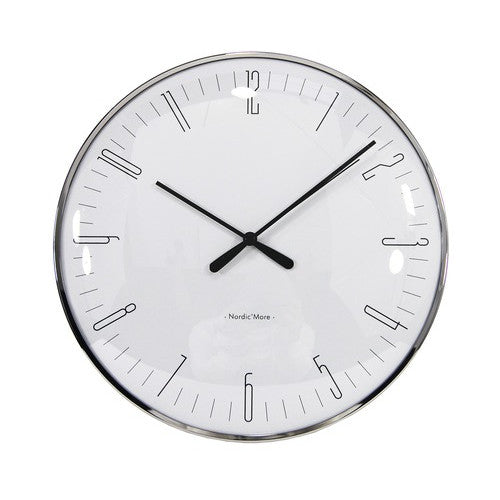 Ceas de perete Hunter, alb, 30 cm