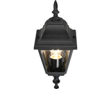 Aplica Felinar In Sus Livenza E27 Max. 1x40w, Pentru Exterior Ip44, Negru Mat