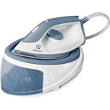 Statie de calcat Electrolux E5ST1-2DB, 2400W, talpa ceramica, 100 g/min, 160 g abur, 5 bari, rezervor 1200 ml detasabil, gata in 60 secunde, Albastru Denim / Alb