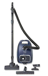 Aspirator cu sac Bosch Serie 6 BGB6X300, capacitate sac 4 L, 600 W, fabricat in Germania, Albastru